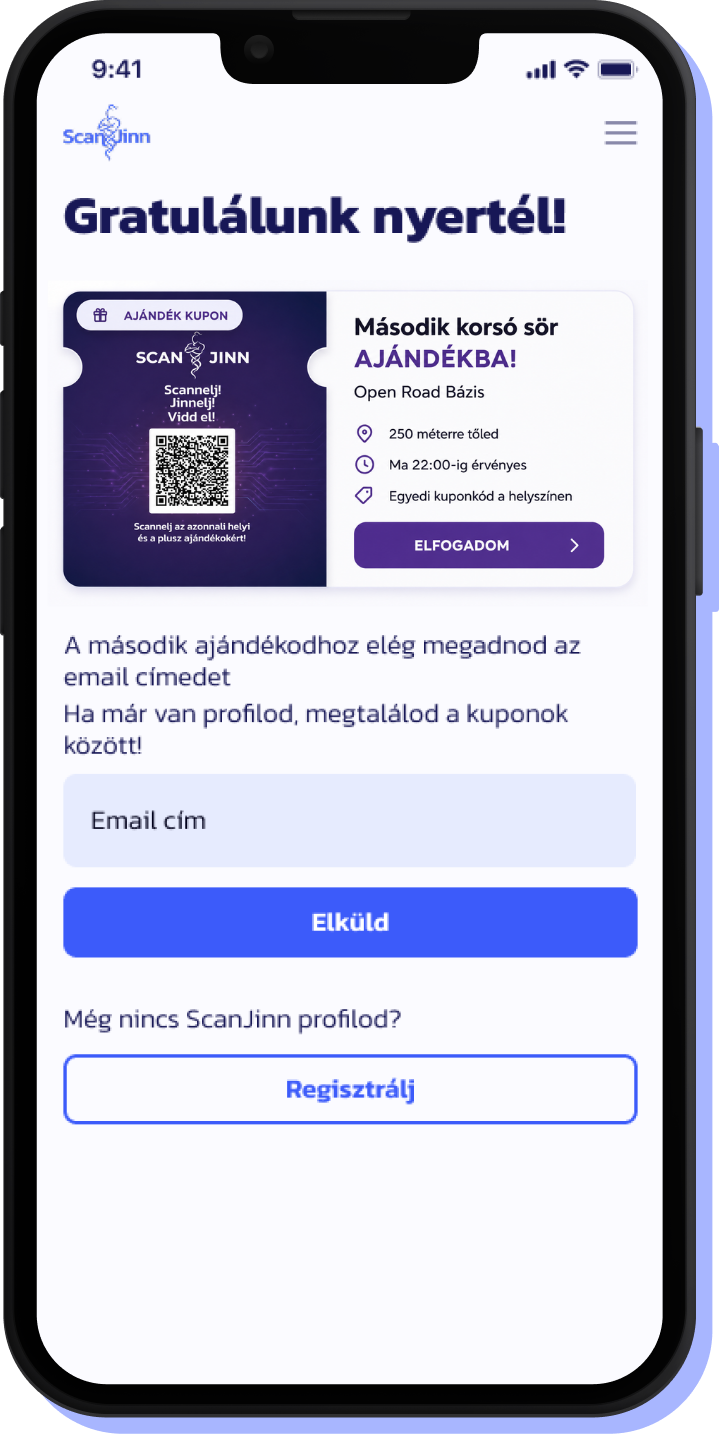 Scanjinn ajánlat beváltása